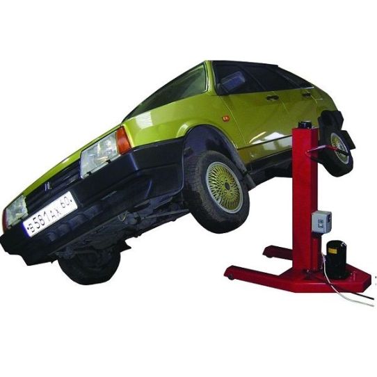 Подъемник мобильный электромеханический 1т АСО ПП-1, одностоечный, 220В