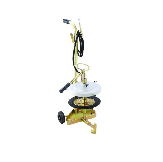 Нагнетатель смазки ручной для раздачи из бочек 20-60 л с армированным шлангом 4 м и давлением до 400 бар Техносоюз TS75335