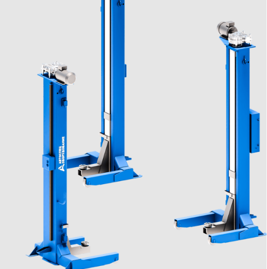 Подкатной подъемник для грузовых автомобилей электромеханический 44т АСО ППТ-44, 8 колонн