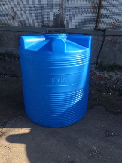 Емкость V 1000 литров (синий)