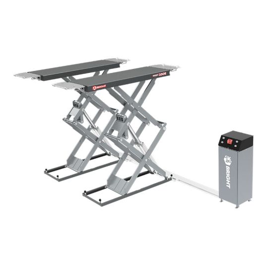 Подъемник ножничный 3.5т 380В для автосервиса и сход-развала BRIGHT SIGMA 350E электрогидравлический