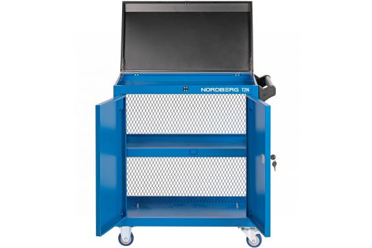 Тележка инструментальная, Nordberg T2N, 3 открытые полки, без инструмента