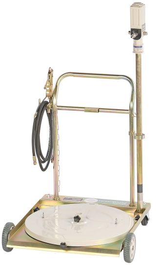 Нагнетатель смазки для бочек на 200 л, с пневматическим насосом 0.5 л/мин на тележке Nordberg NO5026