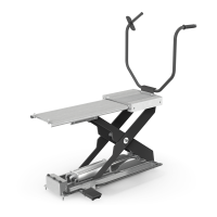 Пневматический лифт для подъема легковых и грузовых колес, 70 кг Sivik КС-239