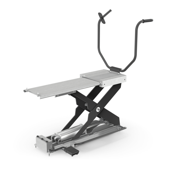 Пневматический лифт для подъема легковых и грузовых колес, 70 кг Sivik КС-239