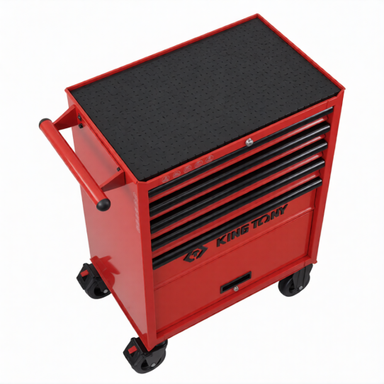 Тележка инструментальная KING TONY 87432-5U, 5 ящиков и отсек, без инструментов