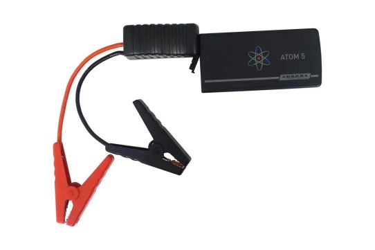 Пусковое устройство 12В, пусковой ток от 150А до 300А, Power Bank Li-Polymer емкость 5000мАч, Aurora ATOM 5 18905