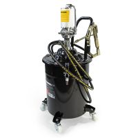 Нагнетатель смазки пневматический с емкостью 20л, давление 300-400 бар, раздаточный шланг 4м Forsage F-TRH30 BIG