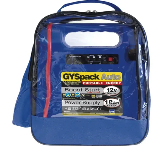 Пусковое устройство автономное 12В 1250А 18000мАч для легковых и мотоциклов GYS Gyspack AUTO 026230