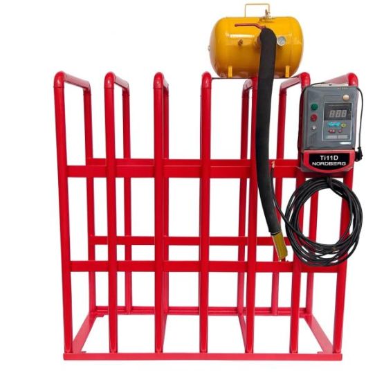 Автоматическая клеть POLARUS KL-3 Ti11D+ для грузовых колёс с бустером Nordberg Ti11D