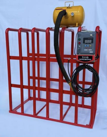 Автоматическая клеть POLARUS KL-3 Ti11D+ для грузовых колёс с бустером Nordberg Ti11D