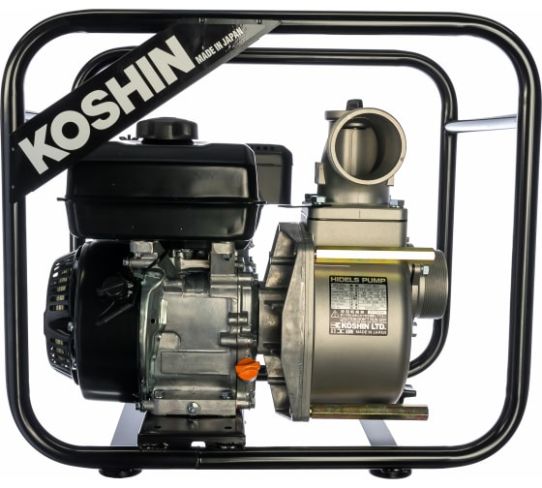 Бензиновая мотопомпа KOSHIN STV-80X для чистой и слабозагрязненной воды 900 л/м, 3 дюйма (80мм)