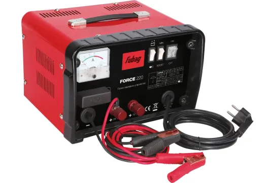 Пуско-зарядное устройство для 12В и 24В аккумуляторов с пусковым током 180А FORCE 220 Fubag