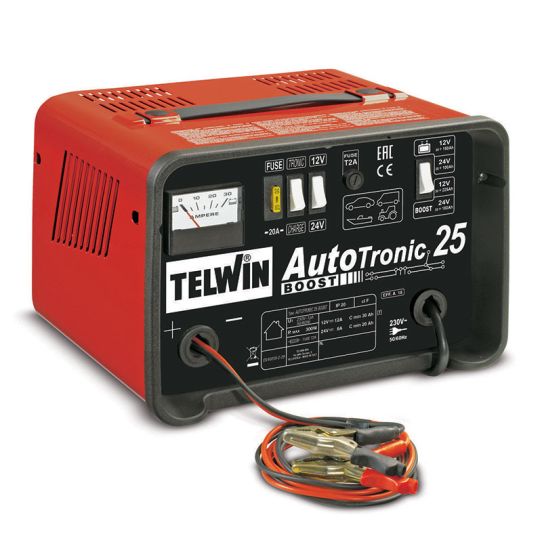 Зарядное устройство TELWIN AUTOTRONIC 25 BOOST для 12 и 24В, 220В