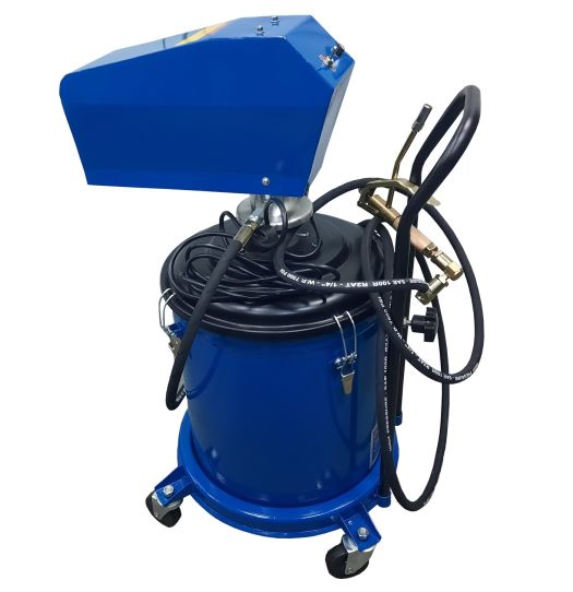 Нагнетатель смазки электрический от сети 220 В, с емкостью 38 л, передвижной на колесах  EQFS ES-60700_220