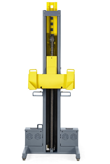 Подкатной подъемник для грузовых автомобилей электрогидравлический 10т KraftWell COMBI2.5, 4 колонны