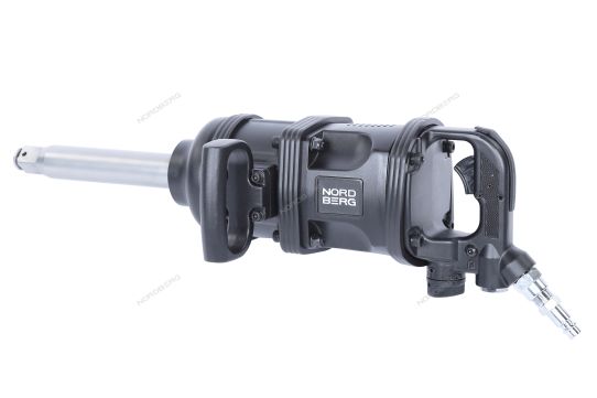 Гайковерт пневматический ударный 1" 3600Нм, в кейсе, с набором глубоких головок 32-33мм Nordberg NP18360K