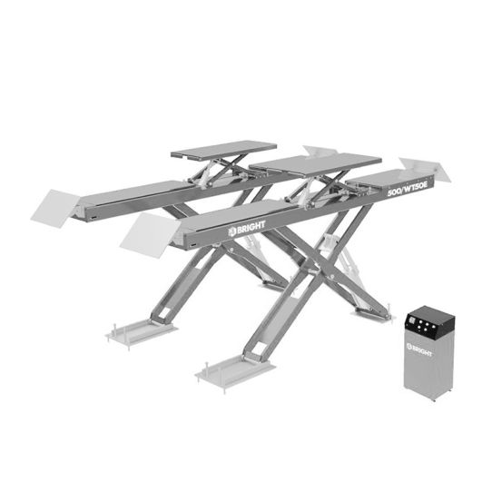 Подъемник ножничный 5т 380В для автосервиса и сход-развала BRIGHT LAMBDA 500/WT50E электрогидравлический