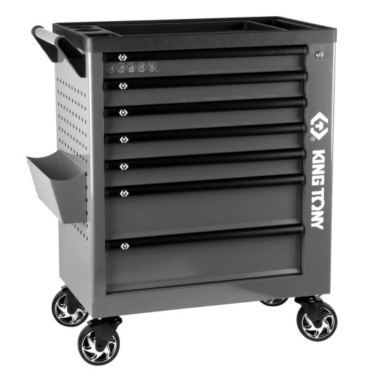 Тележка инструментальная KING TONY 87G38-7B-G, 7 ящиков, без инструментов