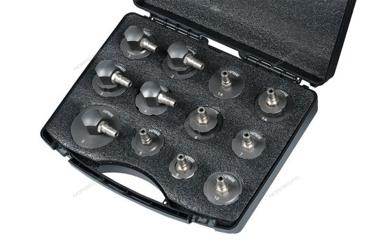 Установка для замены и прокачки тормозной системы и сцепления электрическая, емкость 5 л, переносная с манометром, 220 В, Nordberg BC6