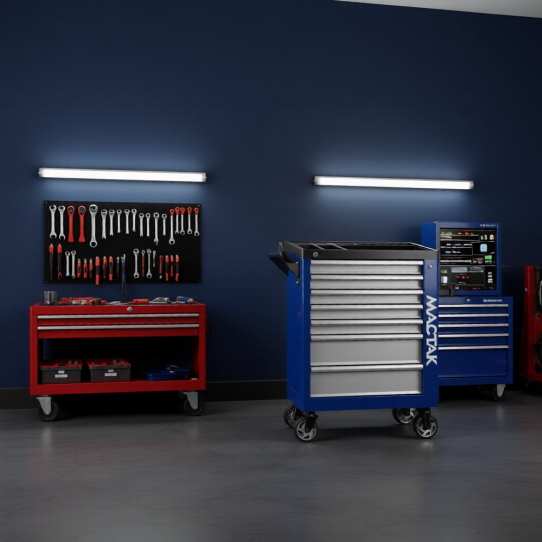 Тележка инструментальная МАСТАК 521-07580B, 7 ящиков, без инструментов