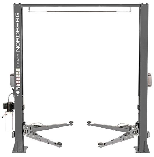 Двухстоечный подъемник Nordberg N4122HM-4G 4т, электрогидравлический, 380В, с верхней синхронизацией, 100-1900 мм