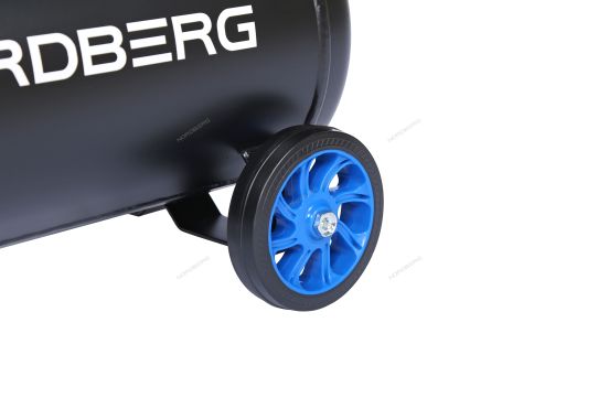 Поршневой компрессор 18 л, 170 л/м, 220В, 0.9 кВт, коаксиальный, безмасляный Nordberg NCEO10/170