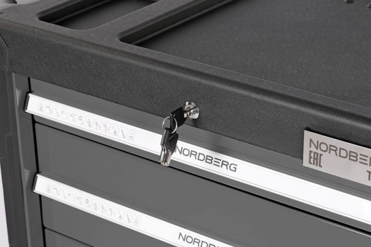 Тележка инструментальная, Nordberg T5N, 5 ящиков, без инструментов