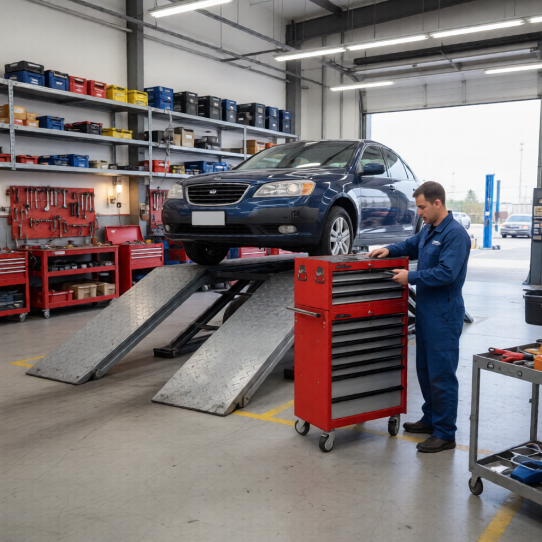 Тележка инструментальная, JTC-3931i, 10 ящиков, с набором инструментов 578 предметов