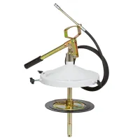 Нагнетатель смазки ручной из бочек 16-30 кг, давление до 400 бар, шланг 2.5 м, производительность 6 г/ход RAASM 60310