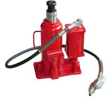 Домкрат бутылочный 12 т, Техносоюз TS1600-1 250-400 мм, пневмогидравлический, грузовой, с ходом штока 150 мм.