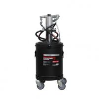 Нагнетатель смазки пневматический, емкость 10 л со стальным корпусом, 45:1 производительность 0.8 л/мин Forsage F-HG-68012