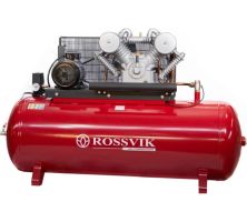 Поршневой компрессор 500 л, 1000 л/м, 380В, 7.5 кВт, ременной, масляный Rossvik RosСБ4/Ф-500.LТ100/16-7,5 повышенного давления