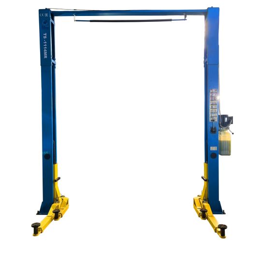 Двухстоечный подъемник Техносоюз TS-1114MR 4т, электрогидравлический, с верхней синхронизацией, 110-1800 мм