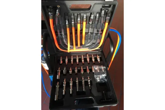 Установка пневматическая для промывки и замены масла в АКПП с манометром 7 бар, насосом и фильтром Trommelberg UZM13220