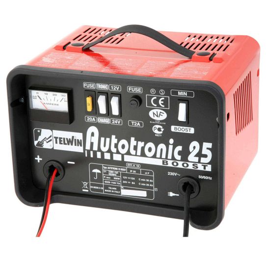 Зарядное устройство TELWIN AUTOTRONIC 25 BOOST для 12 и 24В, 220В