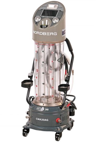 Установка для промывки и замены масла в АКПП с насосом 3 л/мин, электрический привод 220В Nordberg CMA30AG