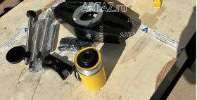 Съёмник ступицы гидравлический 20 тонн Титан ТТН-21П с пневмогидравлическим насосом Съёмник ступицы гидравлический 20 тонн Титан ТТН-21П с пневмогидравлическим насосом