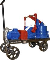 Дренажный мембранный насос   НДНЭ-4 (горизонтальная мембрана)