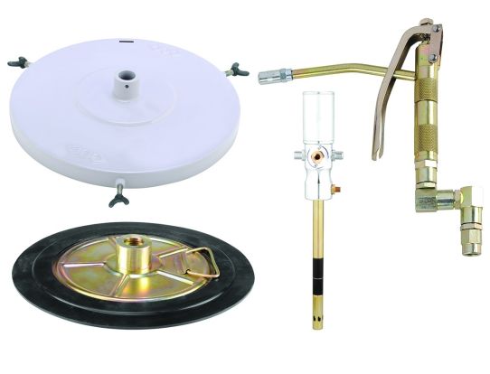 Нагнетатель смазки пневматический для бочек 60 л, 8 бар, с коэффициентом сжатия 50:1 Техносоюз TS79025