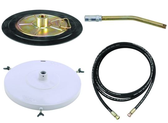 Нагнетатель смазки ручной для раздачи из бочек 20-60 л с армированным шлангом 4 м и давлением до 400 бар Техносоюз TS75335