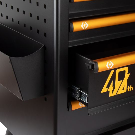 Тележка инструментальная KING TONY 87G38-7B-P40, 7 ящиков, без инструментов