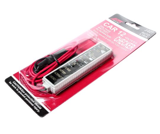 Тестер аккумулятора 12В с магнитным корпусом и световым индикатором JTC J027