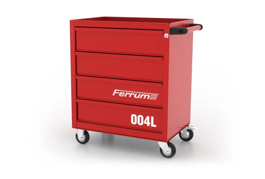 Тележка инструментальная, FERRUM 02.004L-3000, 4 ящика, без инструментов