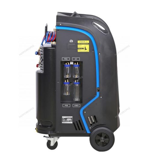 Установка автомат для заправки автомобильных кондиционеров Nordberg NF21 с сенсорным дисплеем и Bluetooth