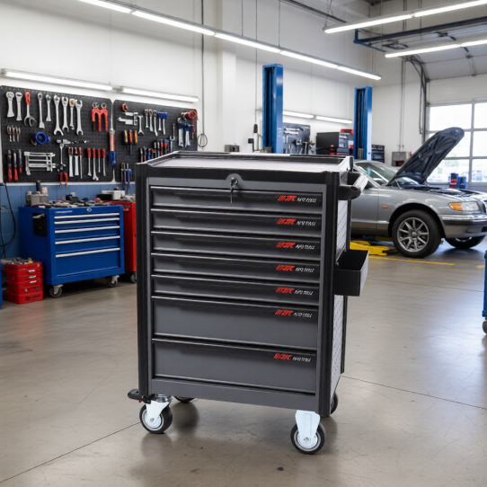 Тележка инструментальная JTC-5637, 7 ящиков, без инструментов