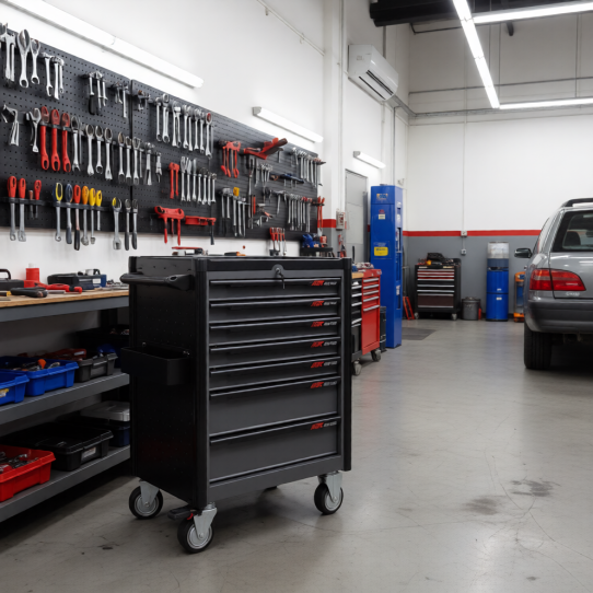 Тележка инструментальная JTC-5637, 7 ящиков, без инструментов