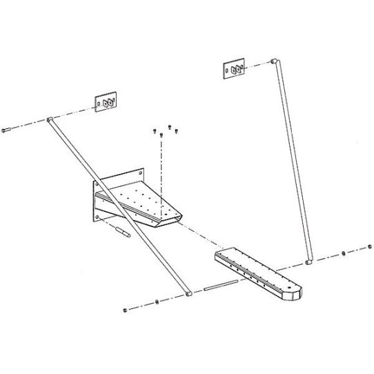 Hunter 20-2184-1 Комплект удлинения для крепления WM исполнений