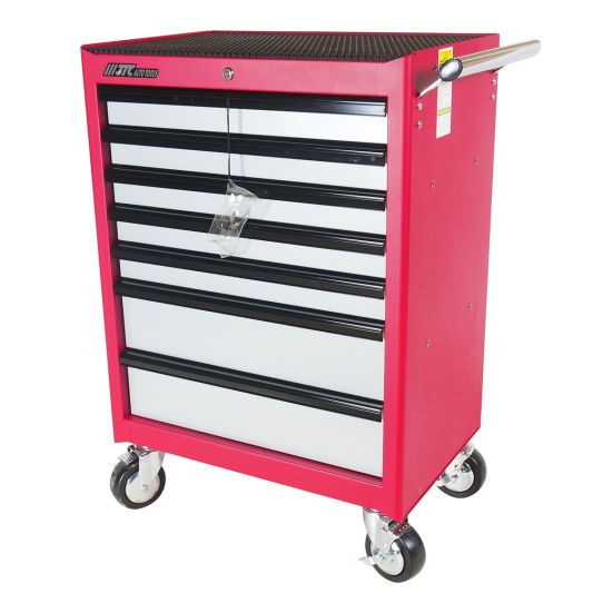 Тележка инструментальная JTC-3931S, 7 ящиков, с набором инструментов 164 предмета