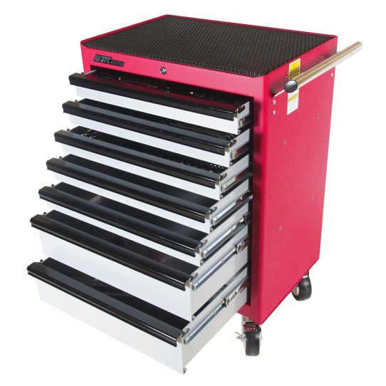 Тележка инструментальная JTC-3931S, 7 ящиков, с набором инструментов 164 предмета